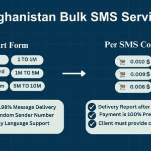 Afghanistan Bulk SMS Service