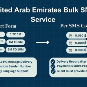 United Arab Emirates Bulk SMS Service